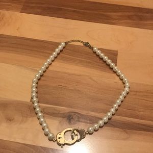 Pearl Handcuff Necklace